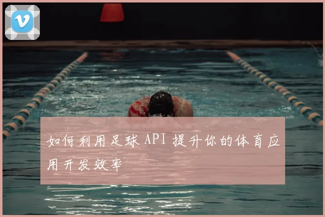 如何利用足球 API 提升你的体育应用开发效率